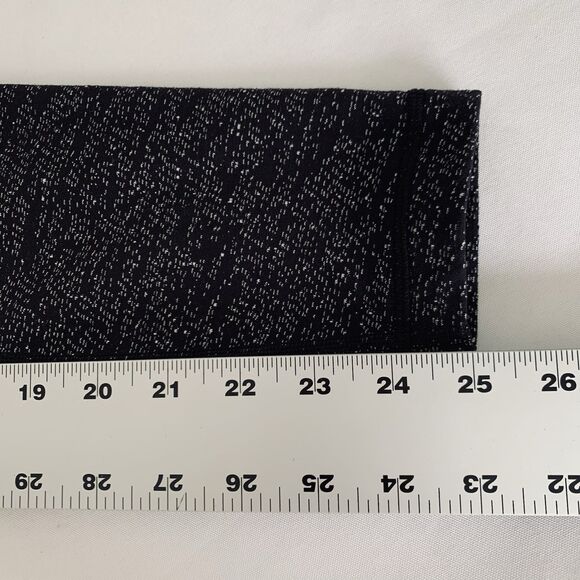 Lululemon Legging Wunder Under Hi-Rise 7/8 Sz 2 Luon Frayed Camo Black White 25" - Picture 11 of 16